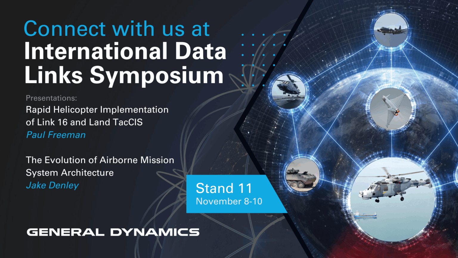 General Dynamics Mission Systems to Demonstrate Tactical Data Links Capabilities and Expertise