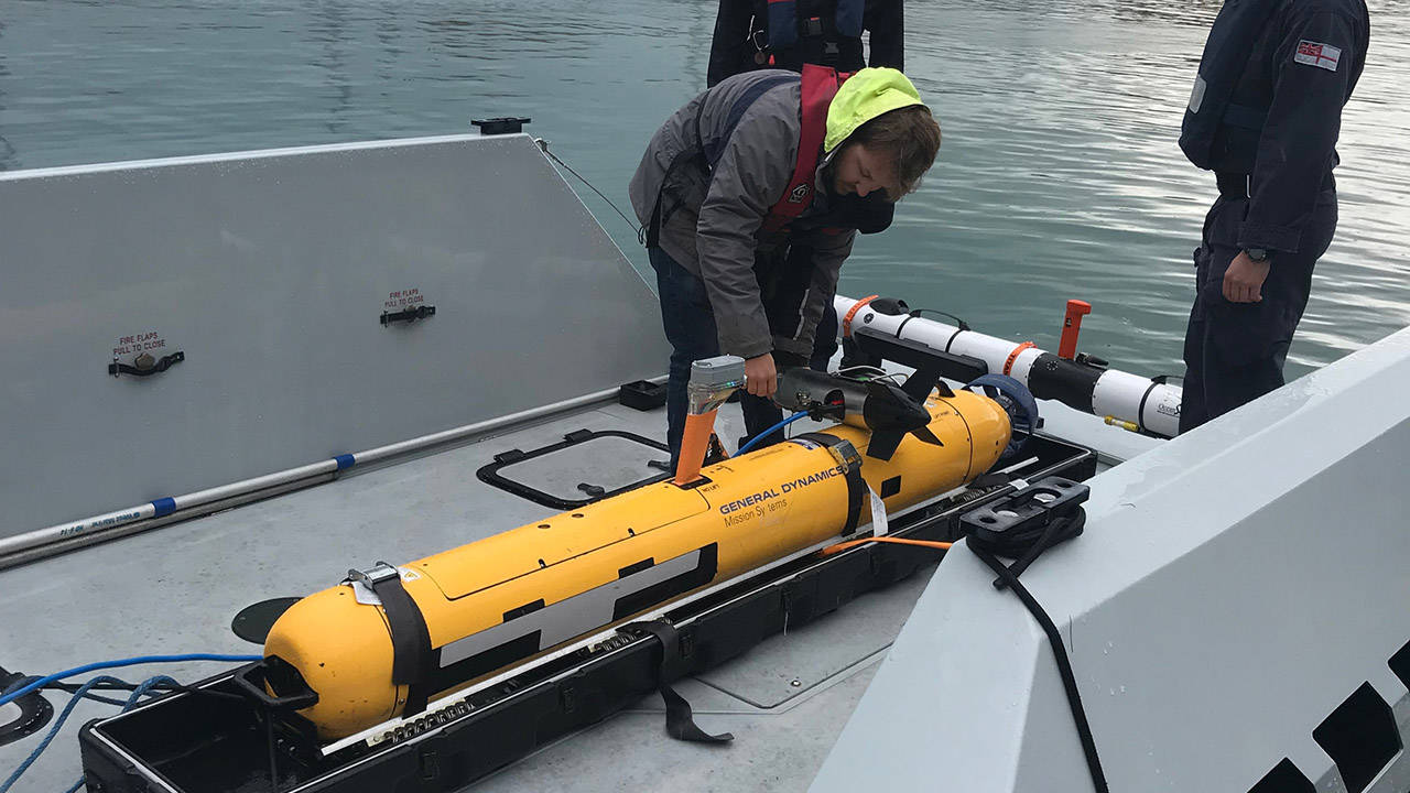 Bluefin9 UUV During UK Royal Navys MASTT Trials 1